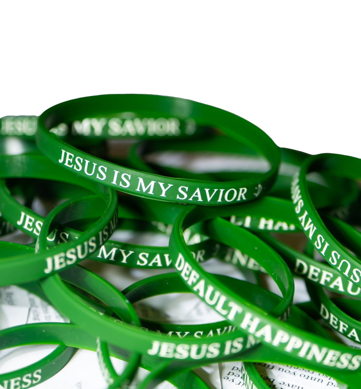 JESUS IS MY SAVIOR WRISTBANDS